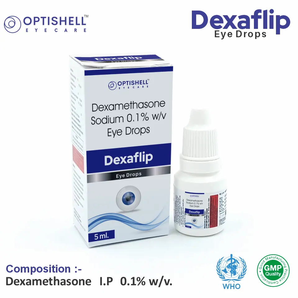 Dexamethasone 0.1% Eye Drops PCD